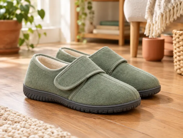 Chaussons fermés antidérapants — photo d'illustration