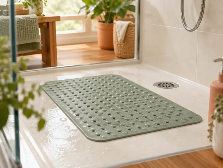 Tapis antidérapant de douche — photo d'illustration