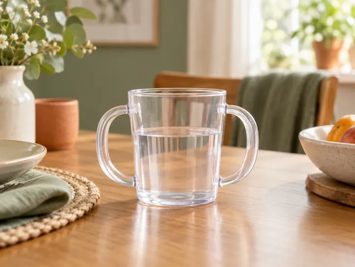 Verre anti-renversement ou à découpe nasale — photo d'illustration